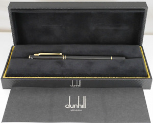 dunhill Sidecar Black GT Rollerball Pen (MINT) FREE SHIPPING WORLDWIDE