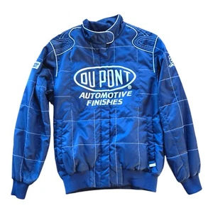 Vintage 90s Chase Authentics Jeff Gordon Dupont #24 NASCAR Jacket Woman Size XL - Picture 1 of 11