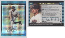 2002 Bowman Chrome X-Fractor /250 Matt Parker #320 Rookie RC