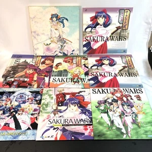 Sakura Wars LD BOX set Ouka Ranman Laser Disc, Limited Edition, Rare Item, Japan - Foto 1 di 13