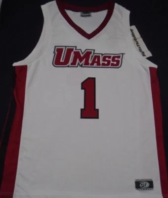 Vintage UMASS Minutemen #1 College NCAA OT Sports Basketball Jersey XL Adult - Image 1 of 2