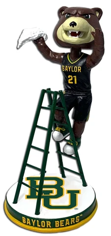 Bruiser Baylor Bears Ladder 2021 Basketball Champions #/2,021 Bobblehead Cover