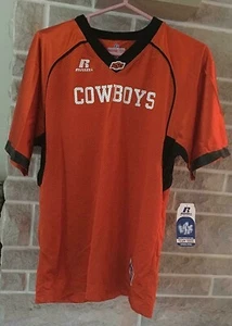 Camiseta deportiva juvenil de los Oklahoma State Cowboys naranja de la NCAA talla L nueva con etiquetas - Imagen 1 de 3