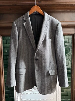 Brooks Brothers Sport Coat Tweed Herringbone Made in Italy 42R  - Image 1 of 4