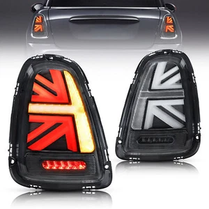 LED Tail Lights For 2007-13 BMW Mini Cooper R56 R57 R58 R59 w/ Sequential Signal - Picture 1 of 10