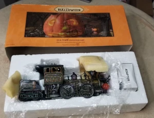 Dept 56 800001 Haunted Rails Engine & Coal Car Halloween snow village 15b - Picture 1 of 3