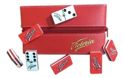 Dominó Victoria Profesional Estuche Curpiel Game Brand New - Image 1 of 4