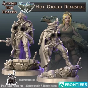 Hot Grand Marshall NSFW/Pin Up Corps/TTRPG/Wargaming/Grimdark/Across the Realm - Picture 1 of 1