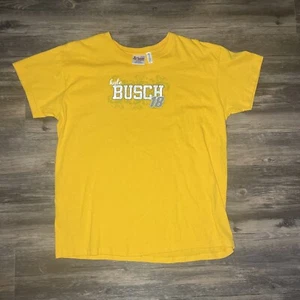 Camiseta deportiva vintage Nascar Kyle Busch número 18 amarilla de carreras talla grande - Imagen 1 de 7