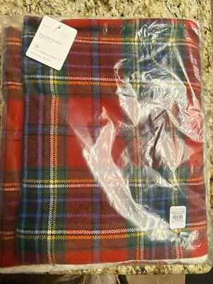 Pottery Barn Simon Plaid Sherpa Quilted Lumbar Pillow Cover, Christmas Lodge - Image 1 of 4