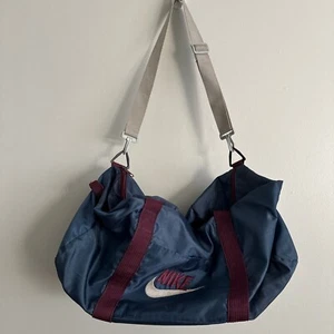 Vintage Nike Bag Gym Duffel Retro 1980s - Picture 1 of 18
