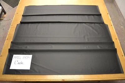 1972 72 1973 73 1974 74 PLYMOUTH CUDA BARRACUDA BLACK TIER HEADLINER 4 BOW USA - Image 1 of 2