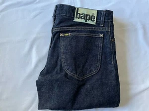 A bathing ape Bape vintage Denim Jeans size M - Picture 1 of 9