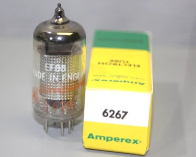 1 Tubo Amperex Inglaterra Nuevo en Caja 6267 EF86 Probado en Hickok 539B - 105% de NUEVO Foto 1 de 4