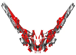 2017+ Ski Doo Gen 4 Sumit STREET RACE Graphic Kit Wrap Decals Stickers Design - Picture 1 of 10
