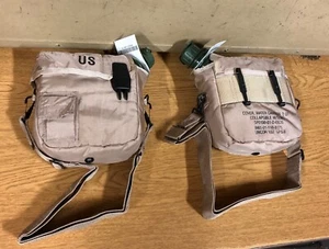 2 BOLSAS DE CANTINA GENUINAS DEL EJÉRCITO DE ESTADOS UNIDOS ALICE 2QT DESIERTO CON CORREA + CANTINA 2QT NUEVA - Imagen 1 de 5