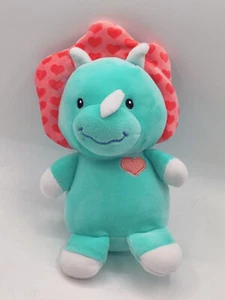 Animal Adventure Bebé Triceratops Suave 8" Peluche Animal Bordado Ojos - Imagen 1 de 3