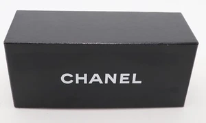 CHANEL BLACK AND WHITE SUNGLASSES BOX OUTER CASE WHITE LOGO RECTANGLE - Picture 1 of 6