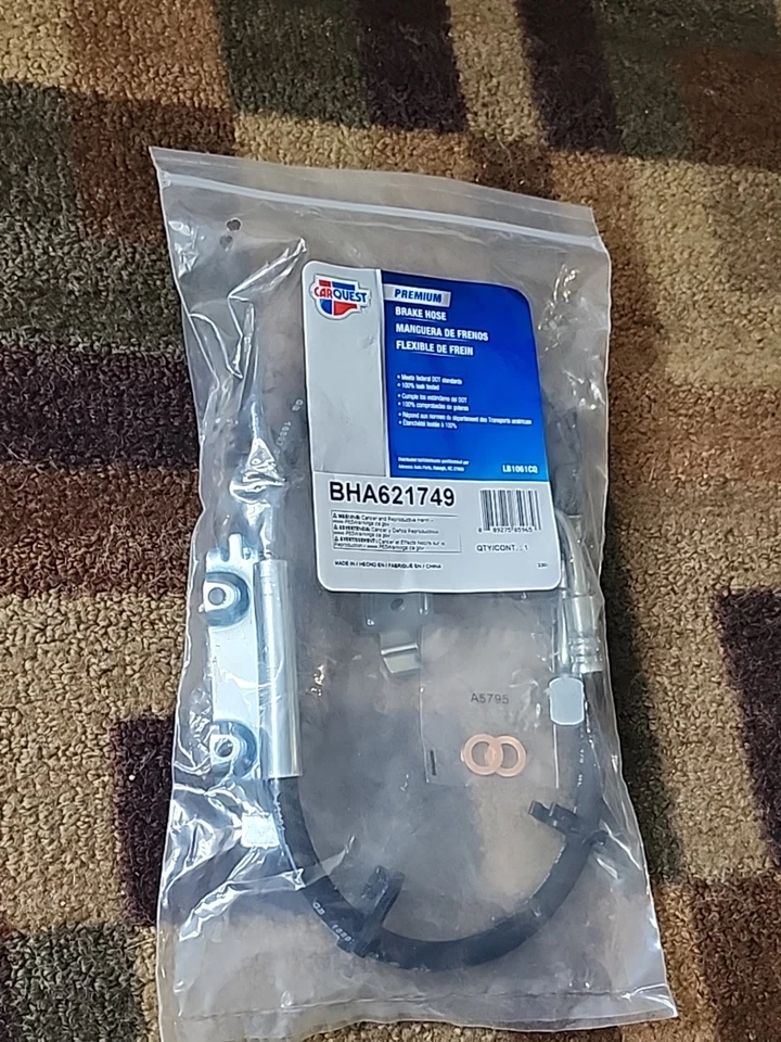 Manguera hidráulica de freno CARQUEST BHA621749 para Jeep Wrangler 11-17 Foto 1 de 1