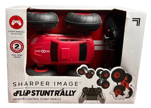 Sharper Image Flip Stunt Rally Remote Control Stunt Vehicle Dual-Sided RC Car - Picture 1 of 4