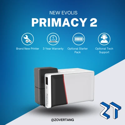Evolis Primacy 2 ID Printer with SpringCard HSP Encoder - Image 1 of 2