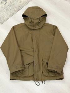 Filson Foul Weather Jacke Mantel Kapuze dunkelbraun gewachst Größe Large VNDS - Bild 1 von 10