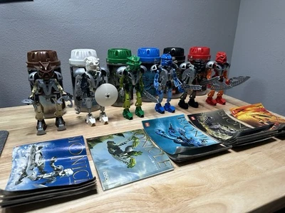 LEGO Bionicle Toa Nuva Lot 8566-8572 With Canisters - Image 1 of 4