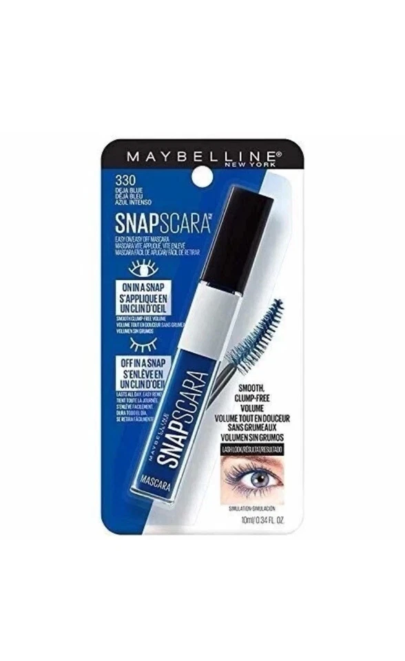 2x Maybelline Snapscara Mascara 330 Deja Blue