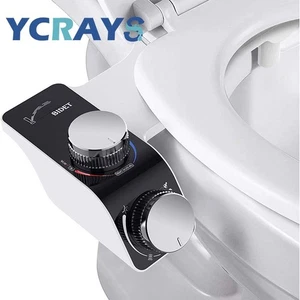 Bidet WC Non Elettrico Autopulente Miscelatore Acqua Calda/Fredda Doppio Ugello - Foto 1 di 17
