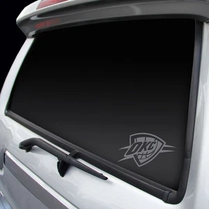 Oklahoma City Thunder Decal Window Graphic Chrome - Picture 1 of 1