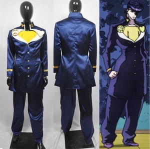 Cosplay JoJos Bizarre Adventure Higashikata Josuke Costumes Halloween Suits Mens - Picture 1 of 6