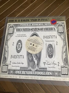 Eric B & Rakim Paid In Full(7 Minutes Of Madness Coldcut Mix) 12" Vinyl 12BRW78 - Picture 1 of 4