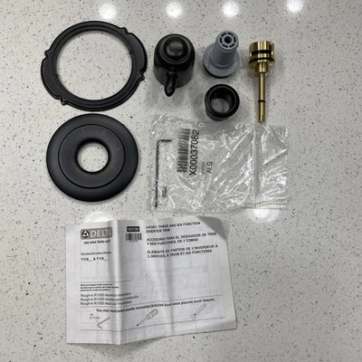 Delta Faucet T11855-RB desviador 4,50 x 5,00 x 5,00 pulgadas bronce veneciano Foto 1 de 3