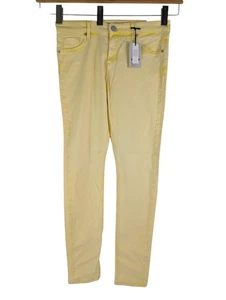 Topshop Yellow Skinny Jeans High Waist Jamie Denim W30" L30" - Picture 1 of 5