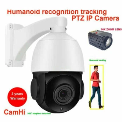 Camhi 36x Zoom 4K 8MP POE Wifi Auto-tracking IP PTZ Camera 2 Way Audio Card Slot - Image 1 of 4