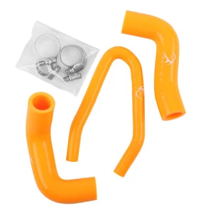 Orange Silicone Radiator Hoses Fit For Kawasaki Ninja 650R ER 6F ER 6N 2006-2015 - Picture 1 of 2