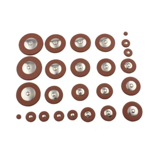 2pcs/Set Tenor Saxophone Sax Leather Pads Replacement Woodwind Accessories K4I7 - Picture 1 of 12