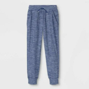 Girls All in Motion Soft Jogger Pants X-Small Navy Heather - Picture 1 of 2