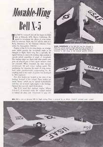 Bell X-5 Aircraft Report 7/13/2023q - Foto 1 di 1