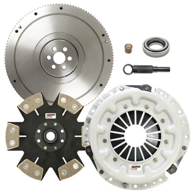 CLUTCHMAX 450HP STAGE 4 RACE CLUTCH KIT+FLYWHEEL for NISSAN 240SX KA24E KA24DE - Image 1 of 4