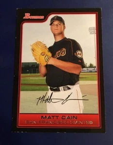 2006 Bowman # 106 MATT CAIN Rookie San Francisco Giants EXT - Picture 1 of 2