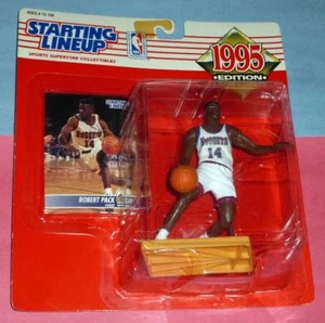 1995 ROBERT PACK Denver Nuggets Rookie 1st & only Starting Lineup - Bild 1 von 2