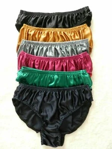 6pcs Men's pure 100% Silk panties Underwear Briefs SIZE: S M L XL XXL - Picture 1 of 5
