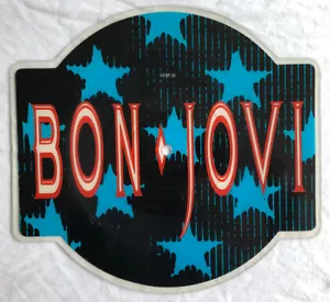 BON JOVI -You Give Love A Bad Name- Rare UK Shaped Picture Disc (Vinyl Record) - Picture 1 of 2