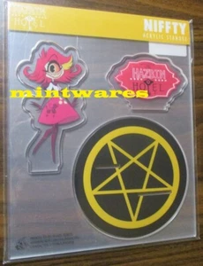 Hazbin Hotel Niffty Acrylic Figure 4" + Stand Standee Vivziepop NEW - Picture 1 of 3