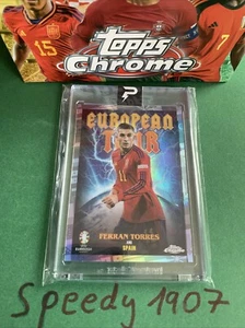 Topps UEFA Euro Chrome 2024 European Tour Ferran Torres Spain Case Hit SP 24 - Bild 1 von 1