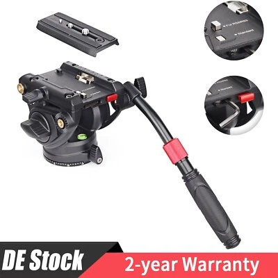 GEEHOPE GH-12 Professionell Drag Pan Video-Stativkopf Fluid für DSLR Last 12kg - Bild 1 von 4