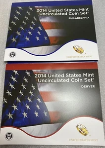 2014 United States Mint Uncirculated Coin Set - 28 Coins - Picture 1 of 9