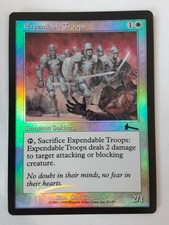 Expendable Troops - Foil - Magic the Gathering MTG - Urza's Legacy M-138
