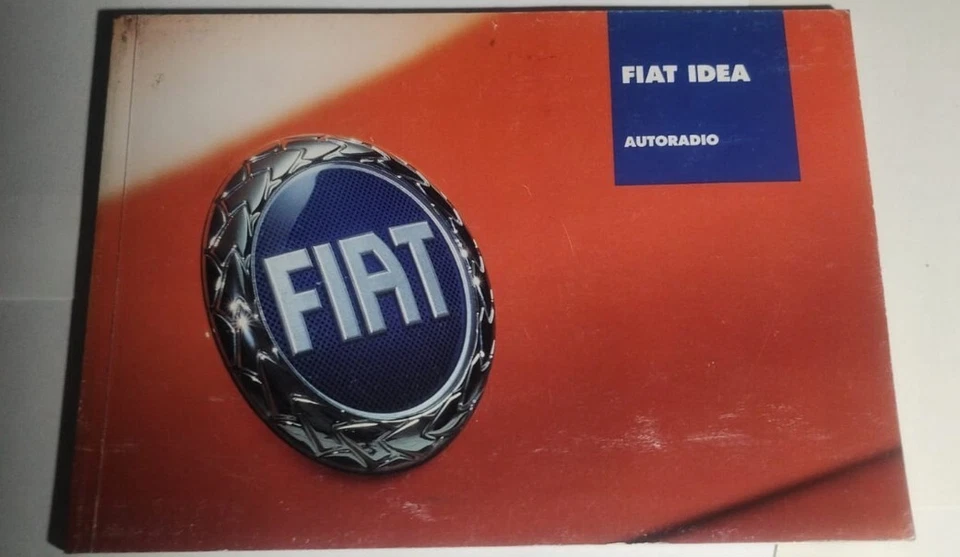 Manuale Autoradio Fiat Idea 2003 - Immagine 1 di 1